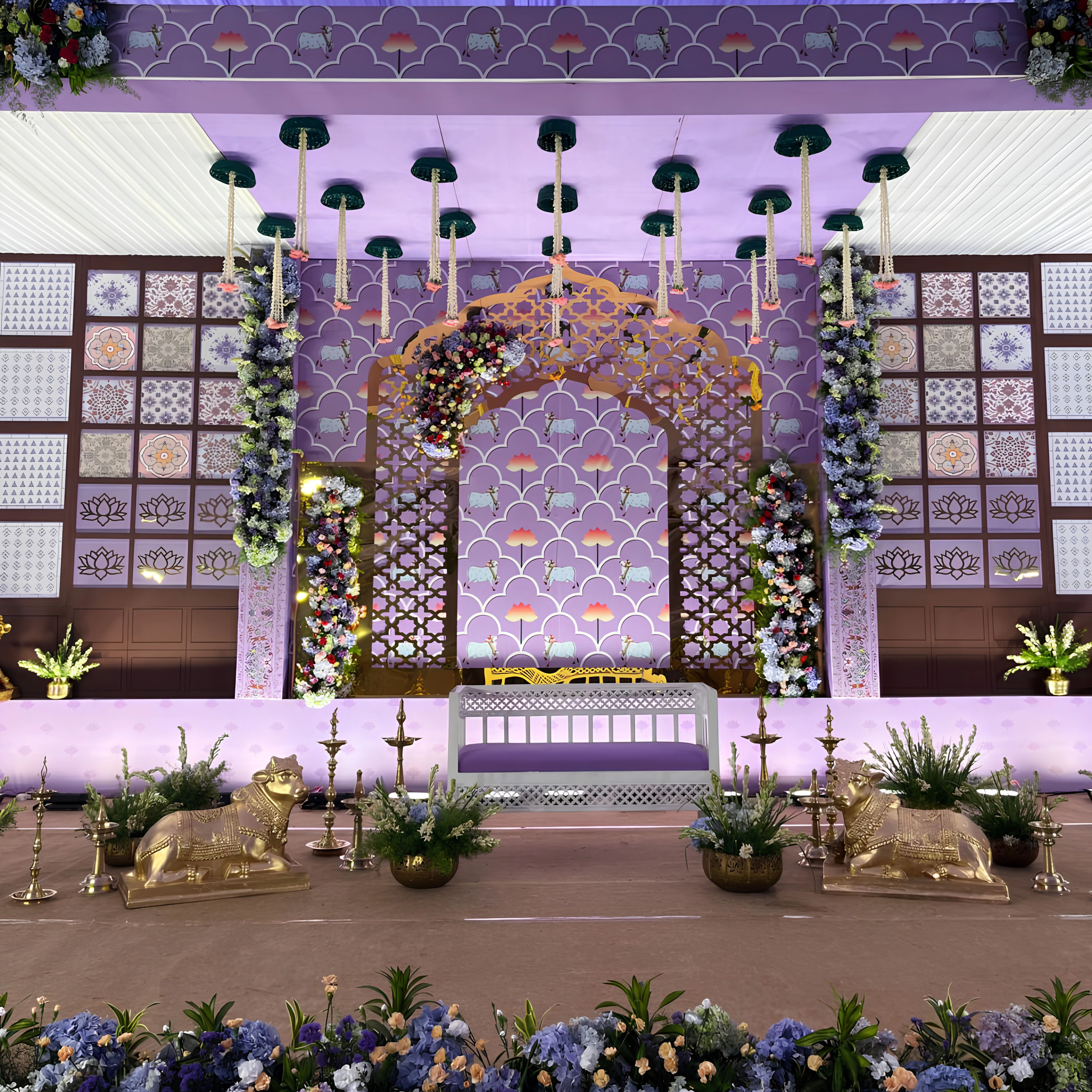 Wedding entrance gate decoration